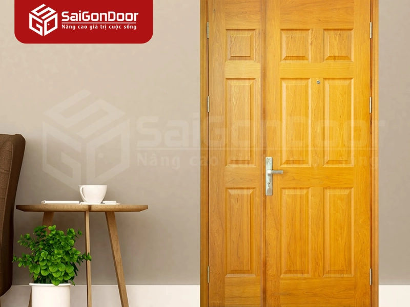 Cửa Gỗ HDF Veneer 9A – Ash