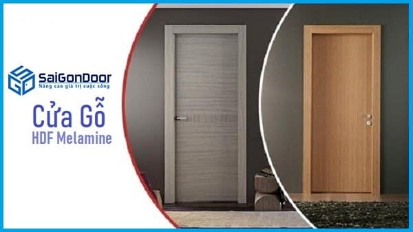 Mẫu cửa HDF Melamine Saigondoor