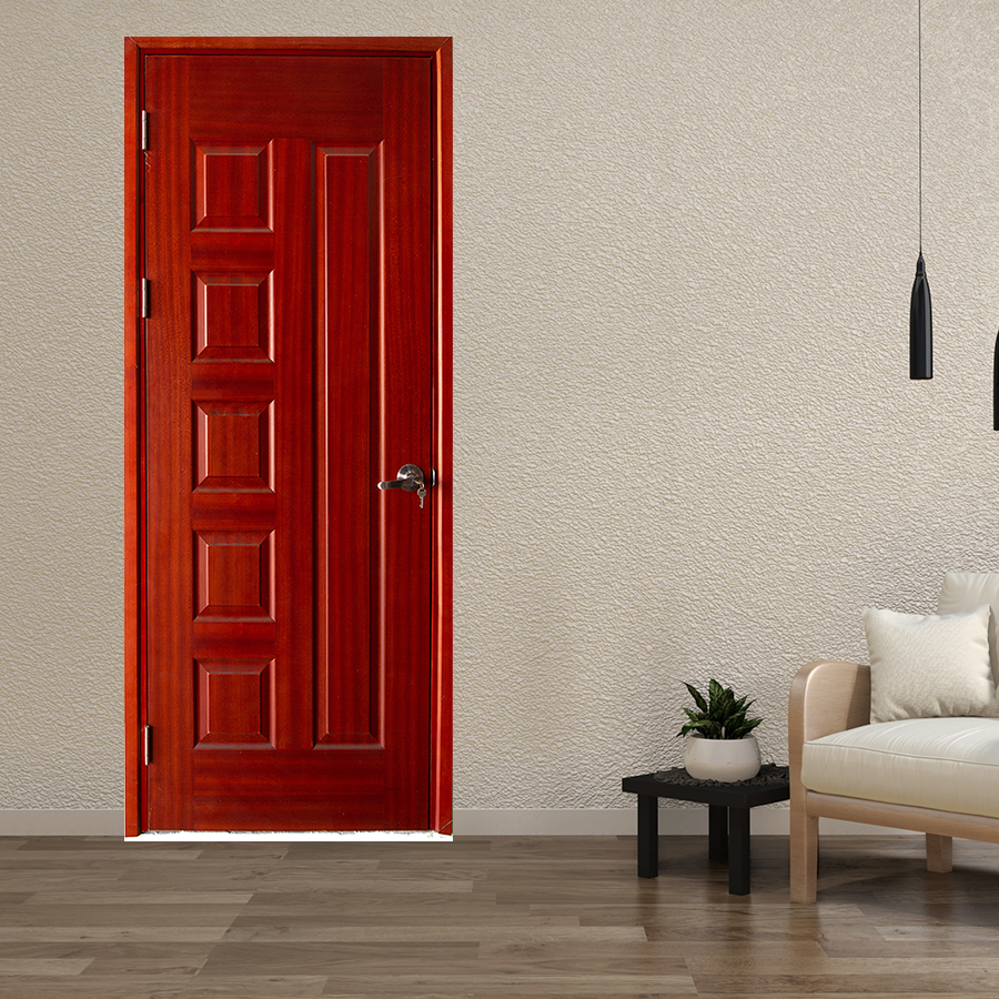 CỬA GỖ NHÀ TẮM SGD Cua go HDF Veneer 6B-cam xe