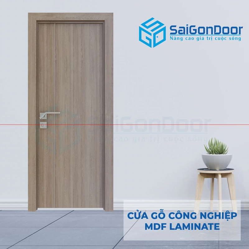Cửa gỗ công nghiệp MDF LAMINATE P1R1