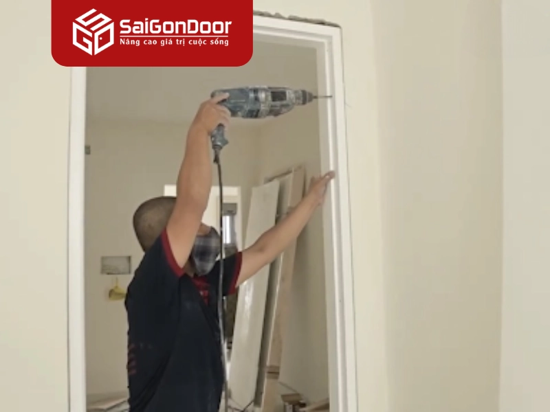 Hướng dẫn thi công lắp đặt cửa gỗ