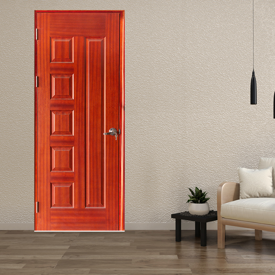 CỬA GỖ PHÒNG NGỦ PN HDF Veneer 6A Cam xe