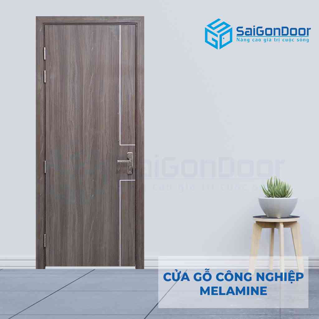 CỬA GỖ CÔNG NGHIỆP MDF MELAMINE P1R2b