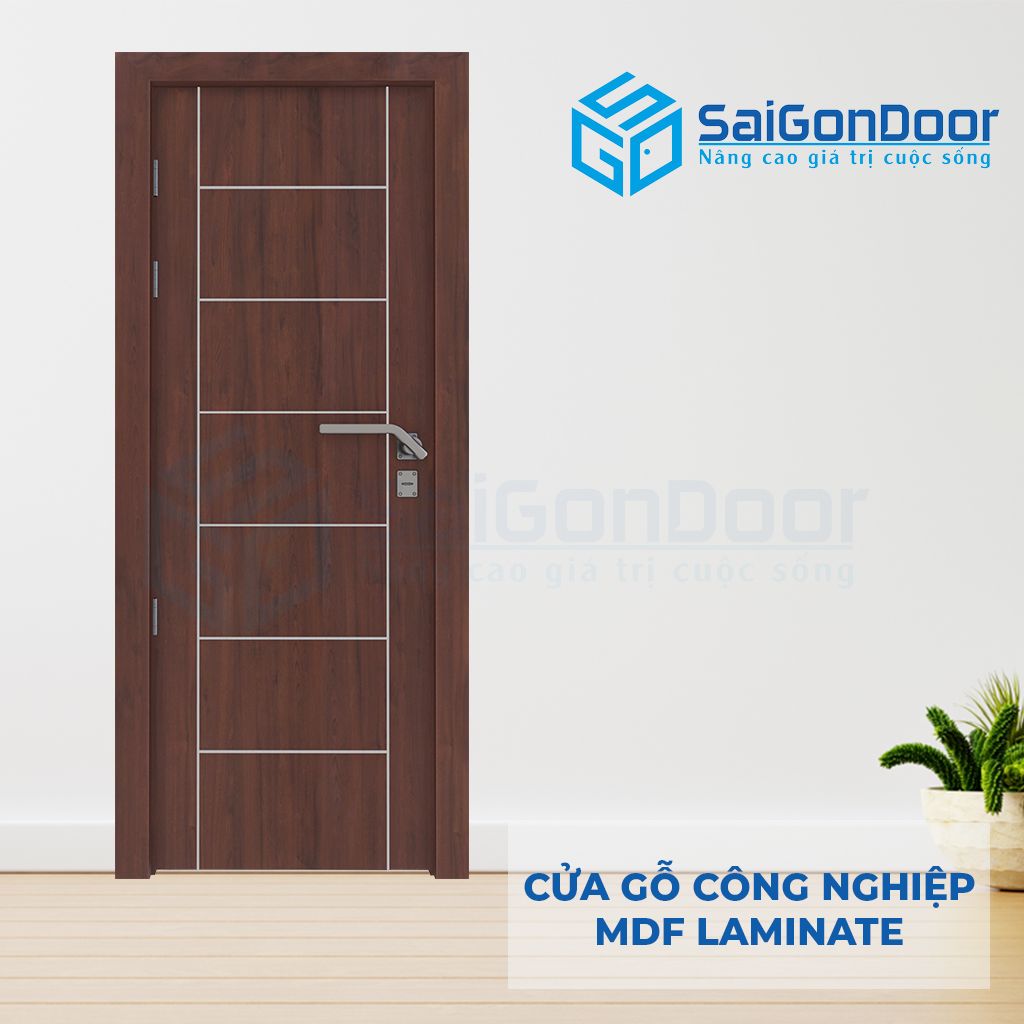 CỬA GỖ CÔNG NGHIỆP MDF LAMINATE P1R8