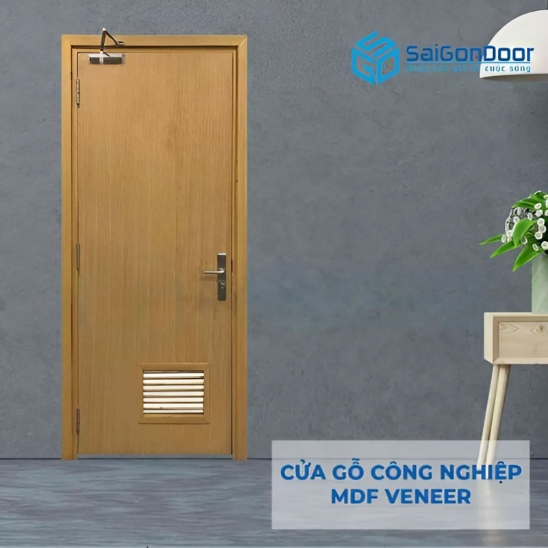 Mẫu cửa gỗ MDF phủ Veneer hot nhất