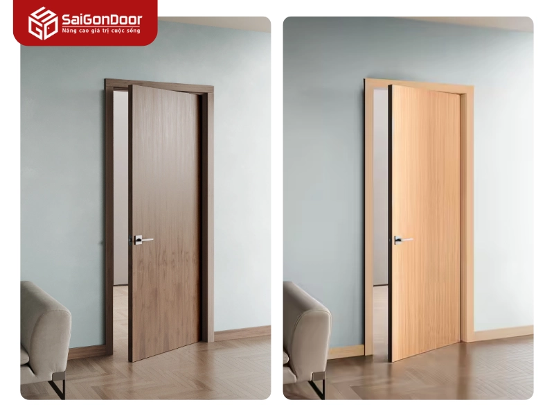 Ưu điểm vượt trội của cửa thép vân gỗ Sài Gòn Door
