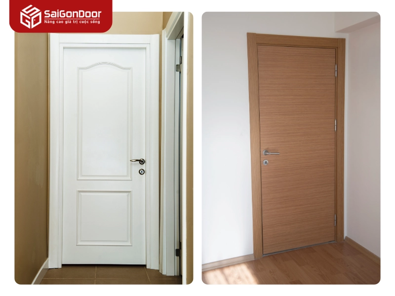 Báo giá các loại cửa gỗ công nghiệp phổ biến tại Phường Bình Hưng Hòa