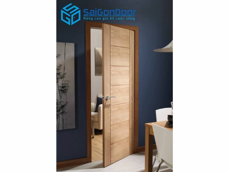 cửa gỗ sồi tự nhiên mỹ 