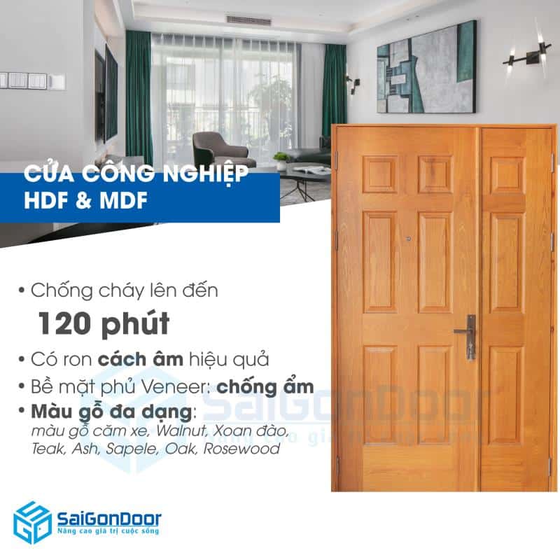 Cửa công nghiệp phù hợp lắp đặt cho công trình chung cư