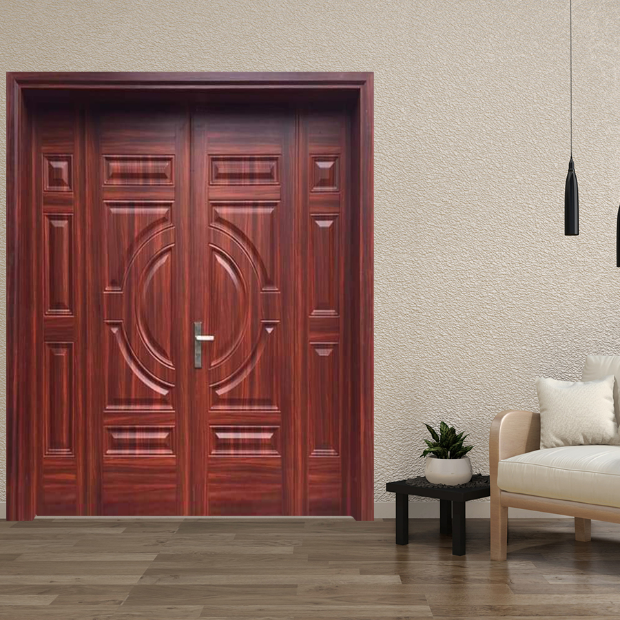 Cửa thép vân gỗ SGD 6