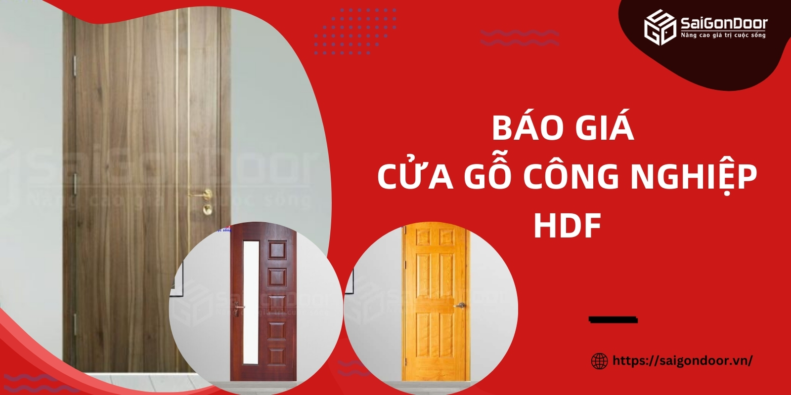 Báo Giá Cửa Gỗ Công Nghiệp HDF Chỉ Từ 1.850.000đ/Bộ [Mới]