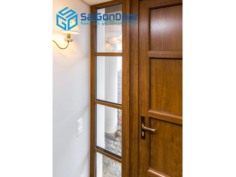 Cấu tạo kỹ thuật tiêu chuẩn của cửa nhựa lõi thép vân gỗ tại Saigondoor