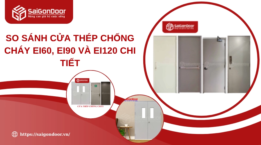 So Sánh Cửa Thép Chống Cháy EI60, EI90 Và EI120 Chi Tiết