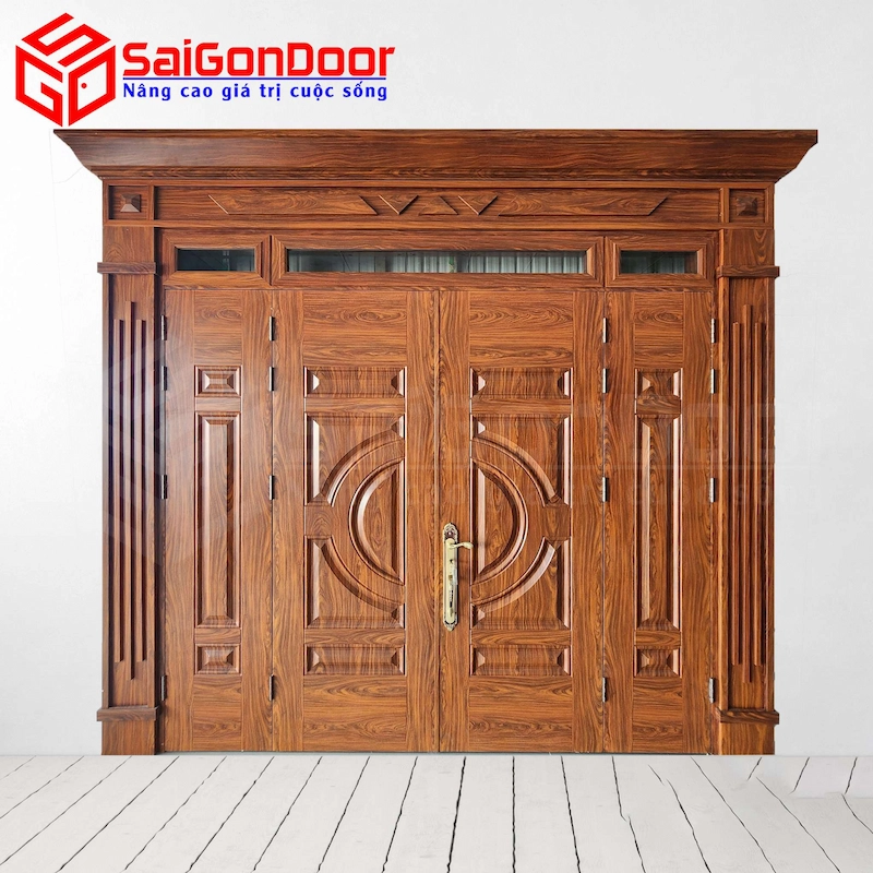 Độ bền và tuổi thọ cửa thép vân gỗ 