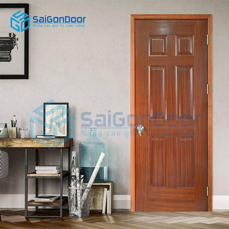 Cửa Gỗ HDF Veneer 64-Sapele