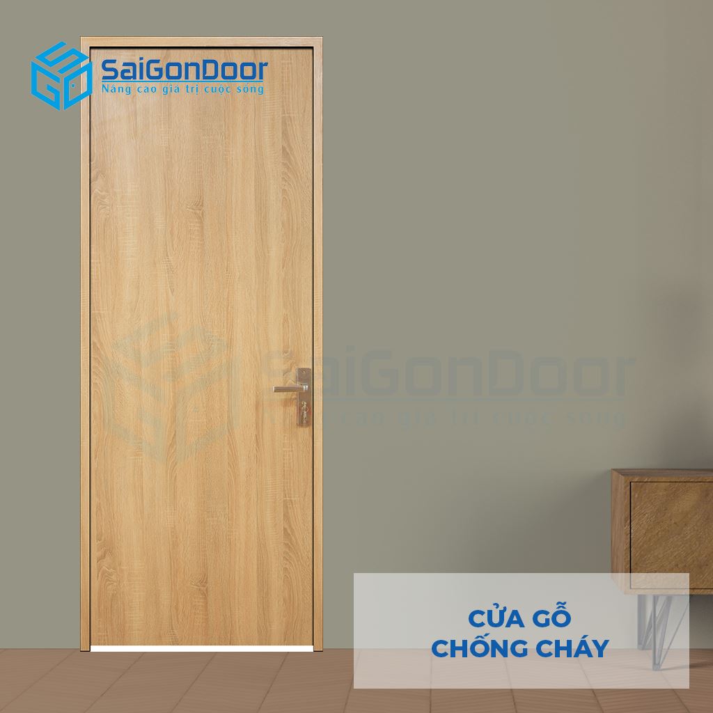 Cửa Gỗ Chống Cháy GCC Cua go chong chay MDF Laminate