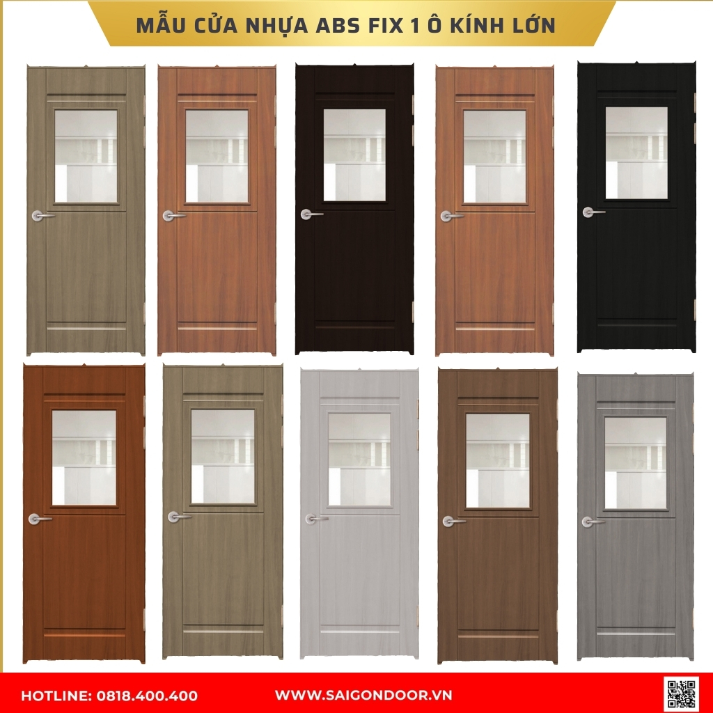 Mẫu cửa nhựa ABS Hàn Quốc Vĩnh Long