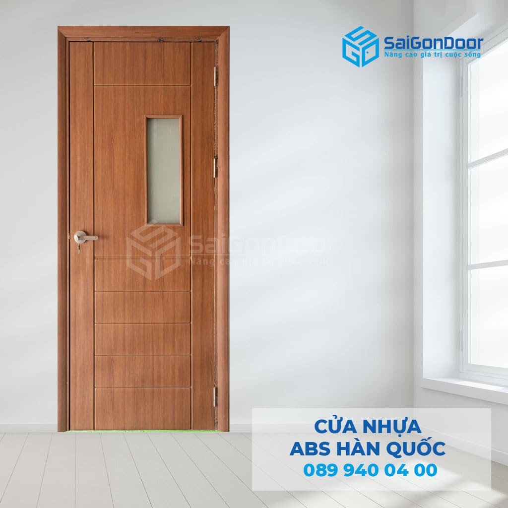 cửa nhựa vân gỗ abs hàn quốc