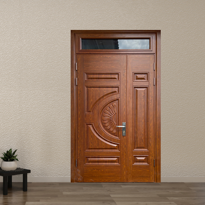 Cửa Thép Vân Gỗ SGD-KM.TVG-2CL-9