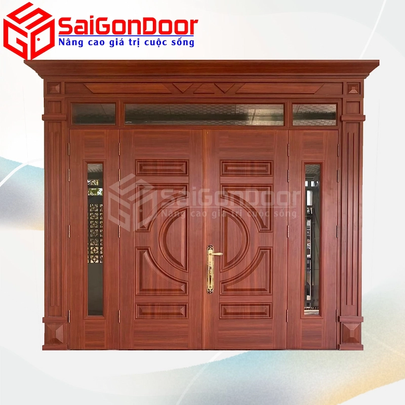 Đặc điểm khác biệt so với cửa 4 cánh đều