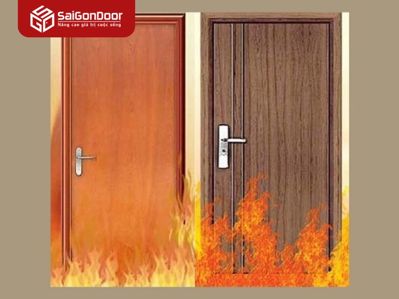 Ưu điểm vượt trội của Cửa Thép Chống Cháy Saigondoor