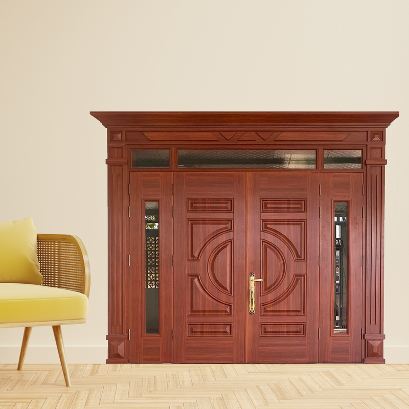 Cửa Thép Vân Gỗ SGD-KM.TVG-4C.20