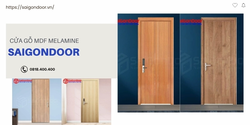 Các yếu tố ảnh hưởng đến giá cửa MDF Melamine