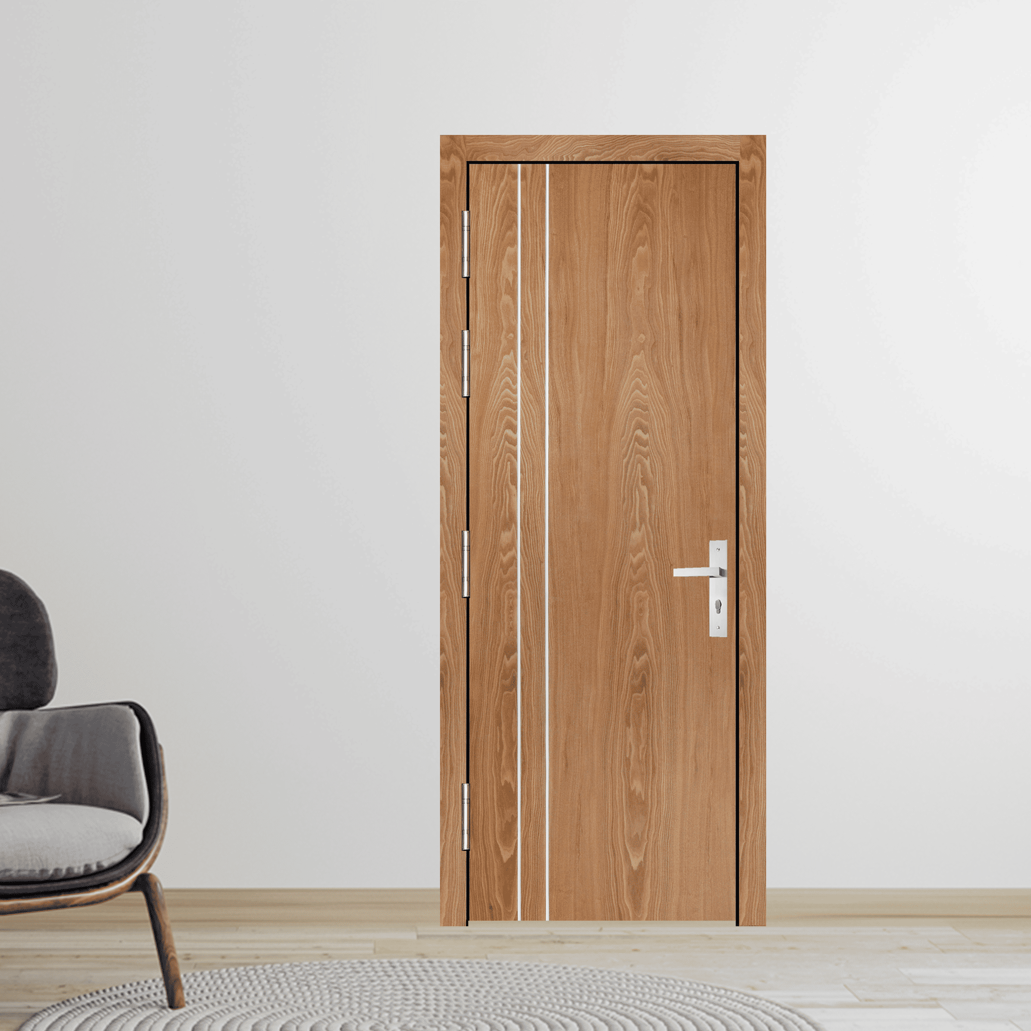 Cửa Gỗ MDF Veneer P1R2a