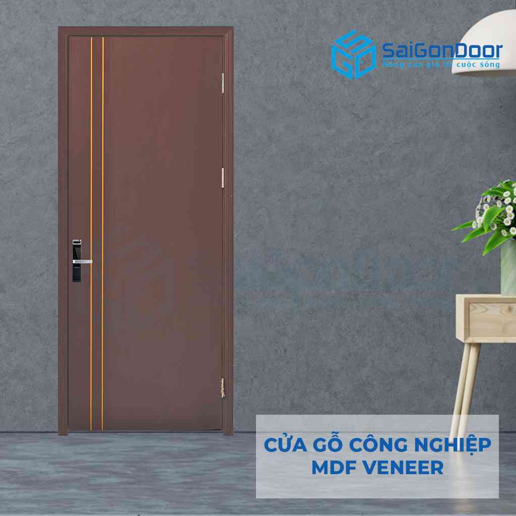 CỬA GỖ CÔNG NGHIỆP MDF VENEER P1-C13