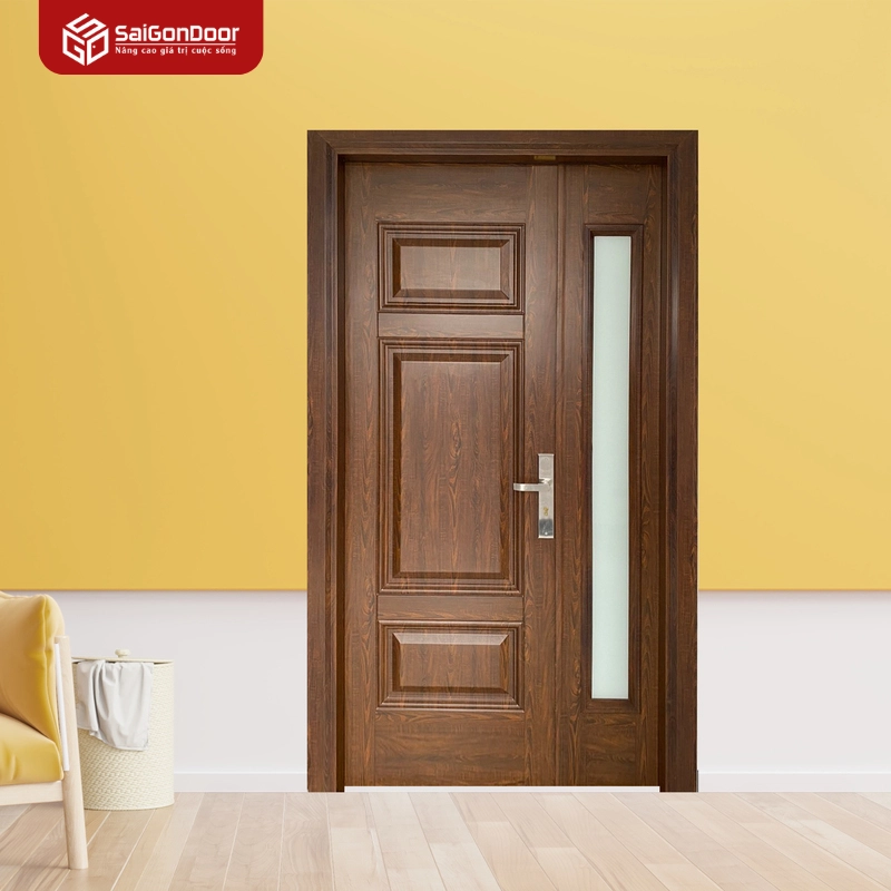 Cửa Thép Vân Gỗ SGD-KM.TVG-2CL-7