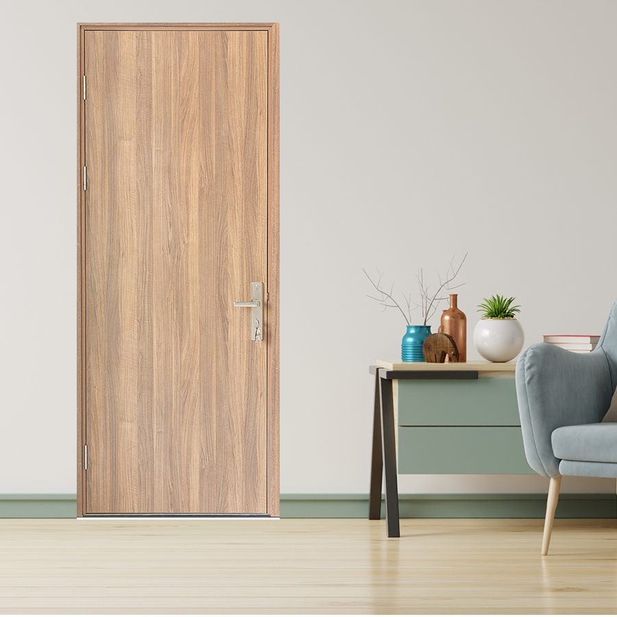 CỬA GỖ PHÒNG NGỦ PN MDF Laminate P1 (2)