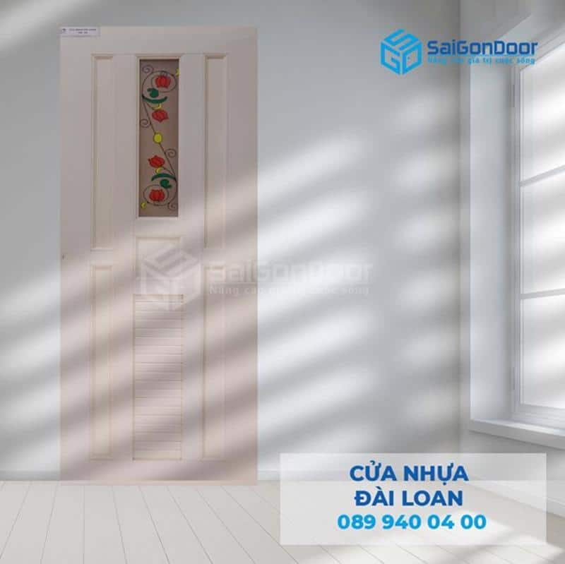 Cửa nhựa Đài Loan đa dạng mẫu mã, kích thước