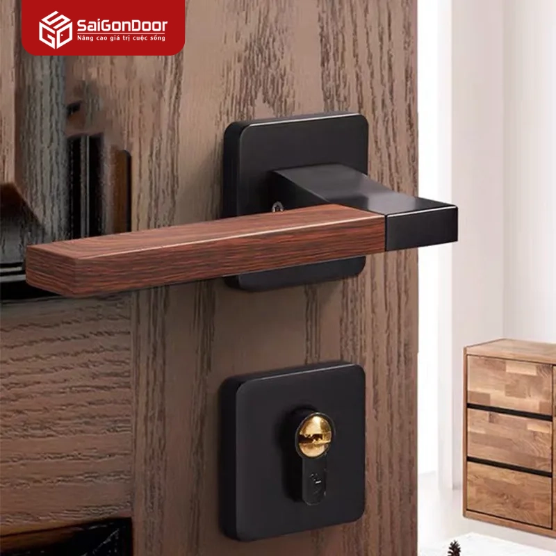 Các yếu tố cần cân nhắc khi lựa chọn khóa cửa thép vân gỗ
