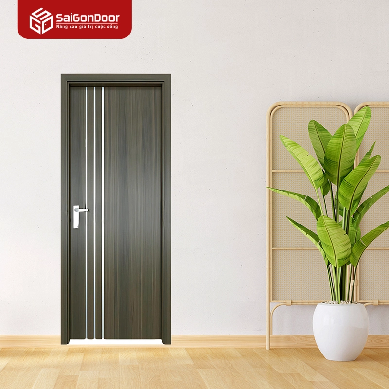 Cửa Composite phủ Film PVC xanh lá - SGD01