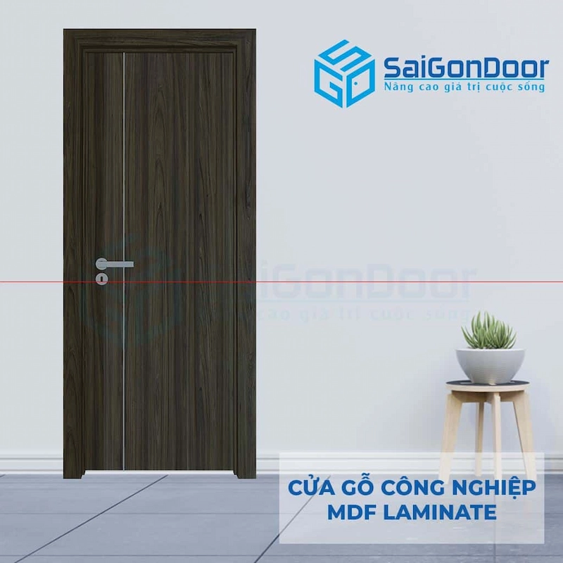 Cửa gỗ công nghiệp MDF Laminate P1R11