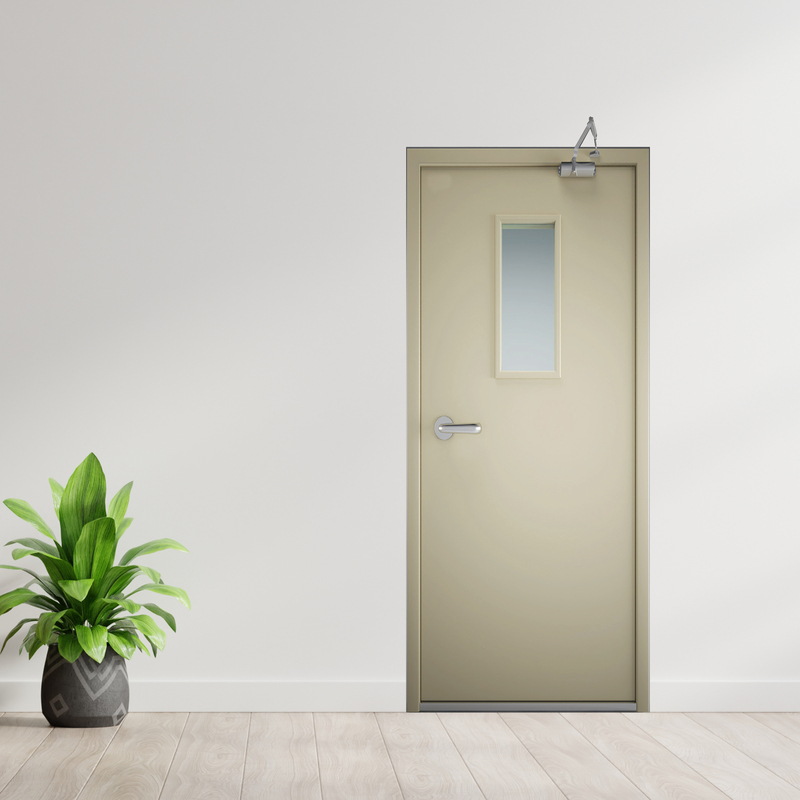 Cửa thép chống cháy TCC P1G1 KTG