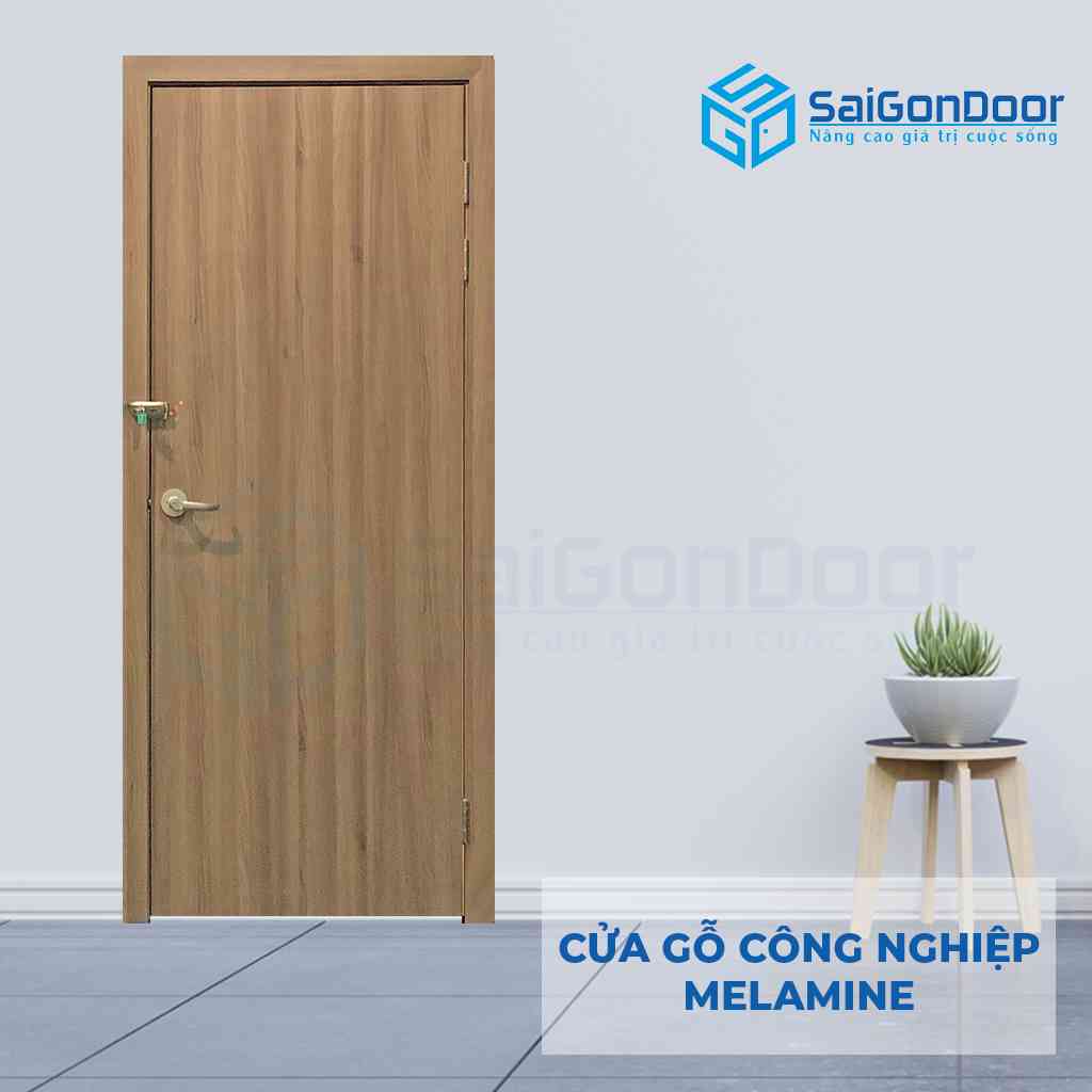 CỬA GỖ CÔNG NGHIỆP MDF MELAMINE P1-2