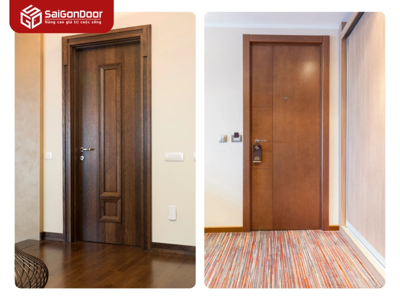 Báo giá các loại cửa gỗ công nghiệp phổ biến tại Phường Phước Long