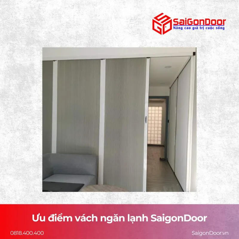 Ưu điểm vách ngăn lạnh SaigonDoor