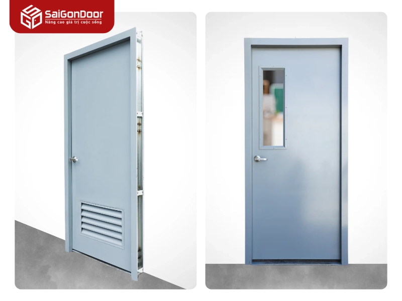 Ưu điểm vượt trội của cửa thép chống cháy Saigondoor