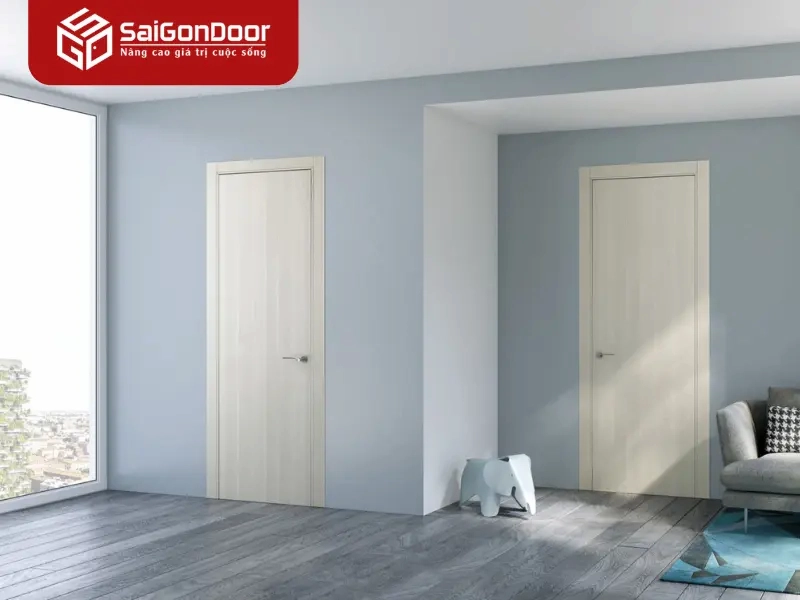 Ưu điểm vượt trội của cửa gỗ công nghiệp
