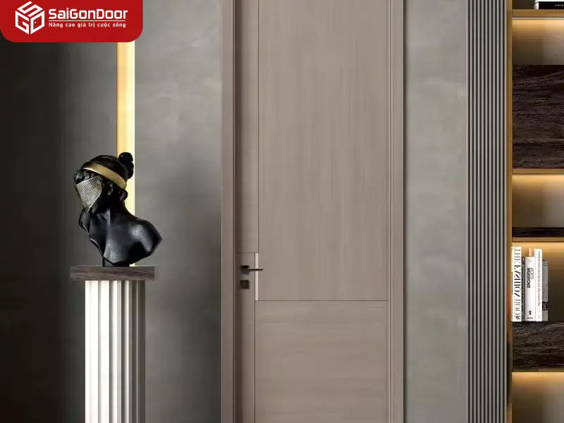 Cửa gỗ HDF cách âm tốt