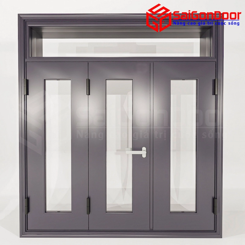 cửa nhôm xingfa giả gỗ