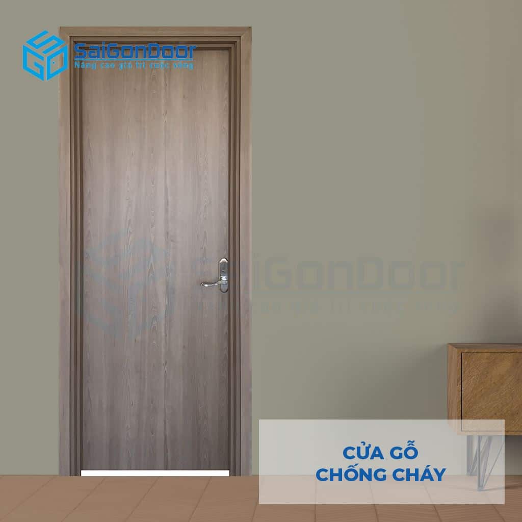 Cửa gỗ ngăn cháy P1 SGD