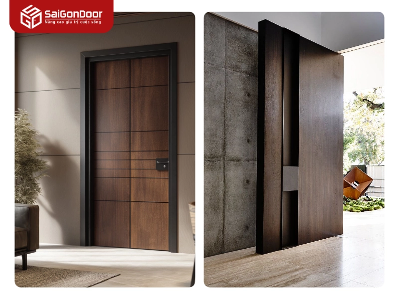 Ưu điểm vượt trội của cửa thép vân gỗ Sài Gòn Door