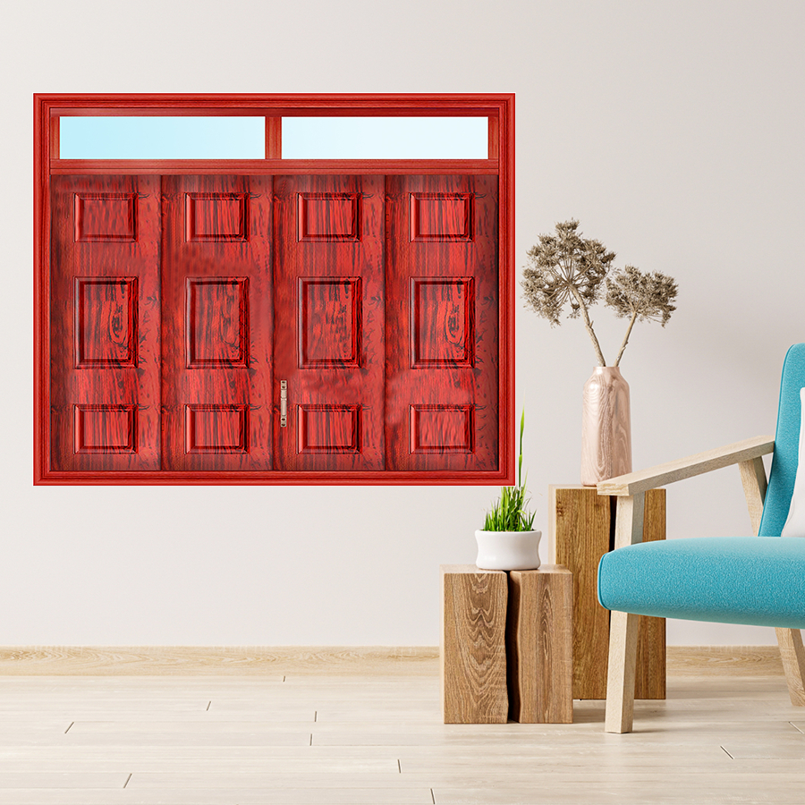 Cửa thép vân gỗ SGD CS4H11