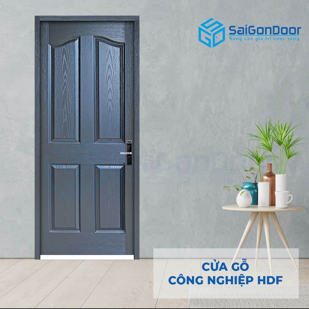 CỬA GỖ CÔNG NGHIỆP HDF 4A-C14 (2)