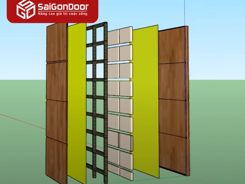 cấu tạo cửa gỗ chống cháy