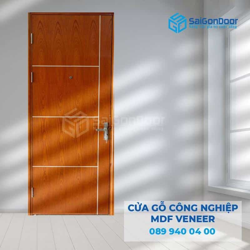 Cửa khách sạn gỗ MDF có màu sắc phong phú