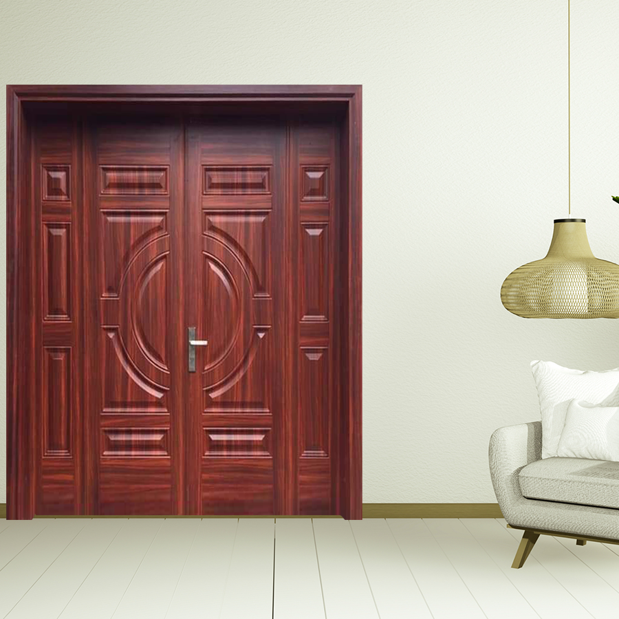 Cửa thép vân gỗ SGD 6